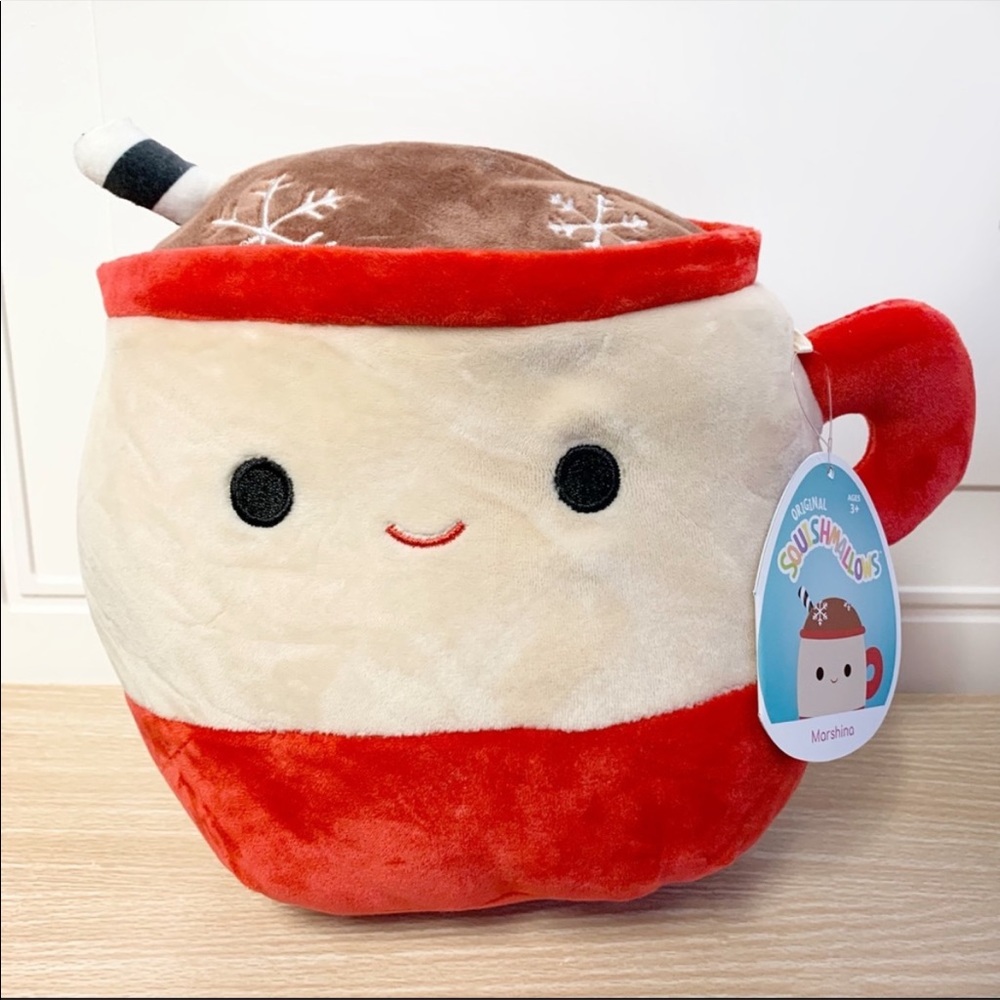 NEW Squishmallow “Marshina” the hot chocolate 8”